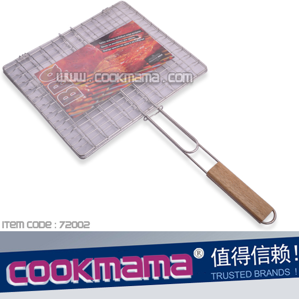 Stainless Steel grilling basket 42x33cm