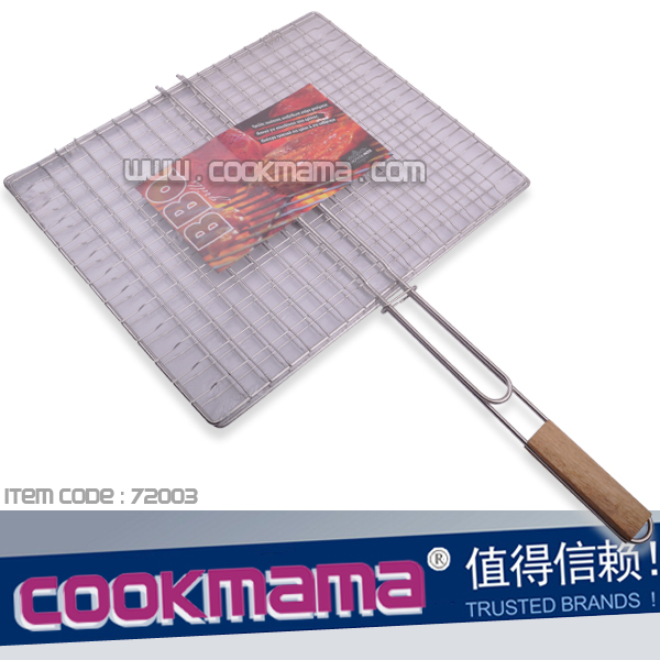 Stainless Steel grilling basket 46x37cm