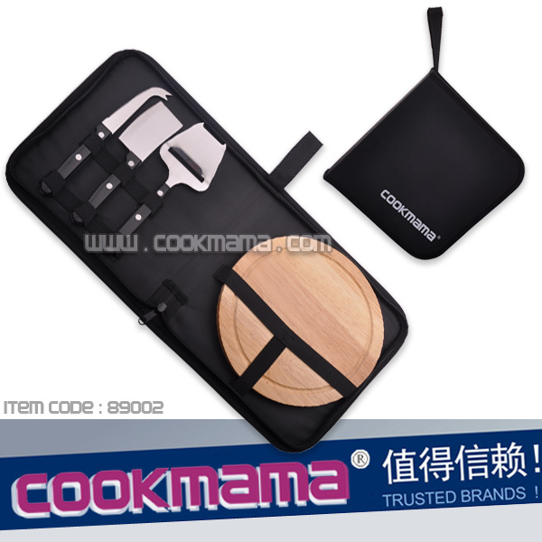 4pcs cheese set with bag