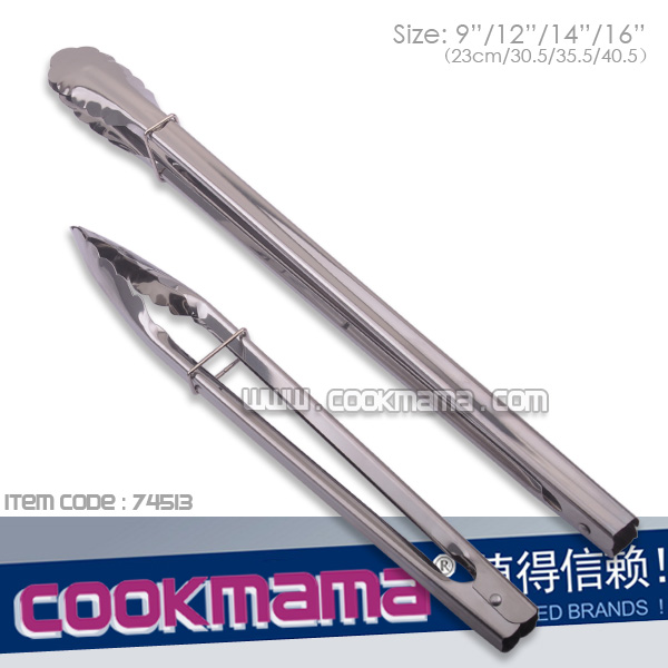 stainless steel food tongs