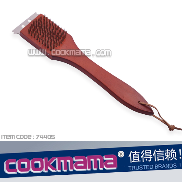 11"(31cm)wood handle BBQ bush