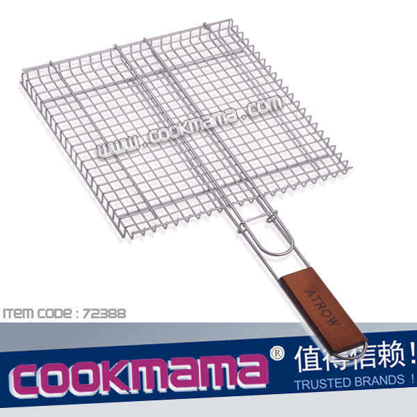 chrome plated bbq grill basket