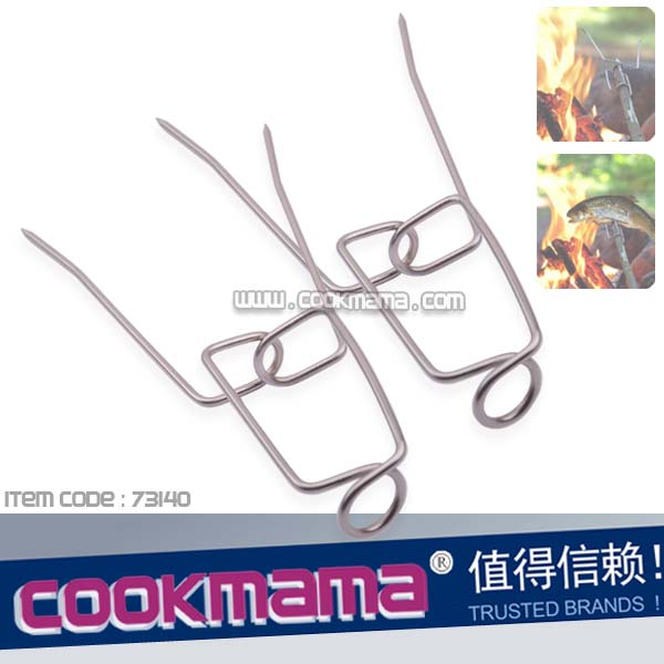 stainless steel BBQ Fire Fork,Fire Skewer