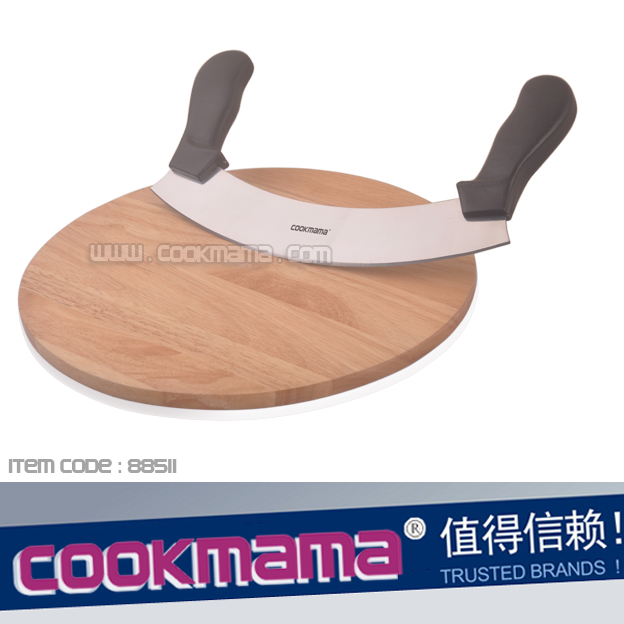 double handle stainless steel vegetable cutter,knives