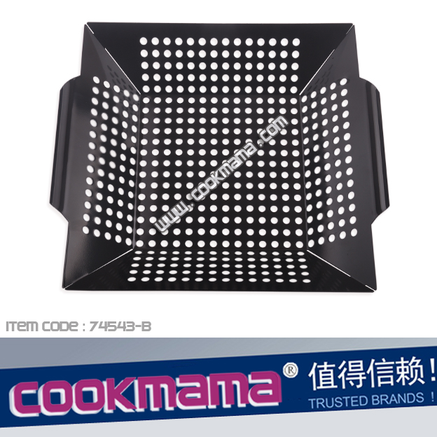 non stick BBQ grill Pan, BBQ grill wok, barbecue grill pan